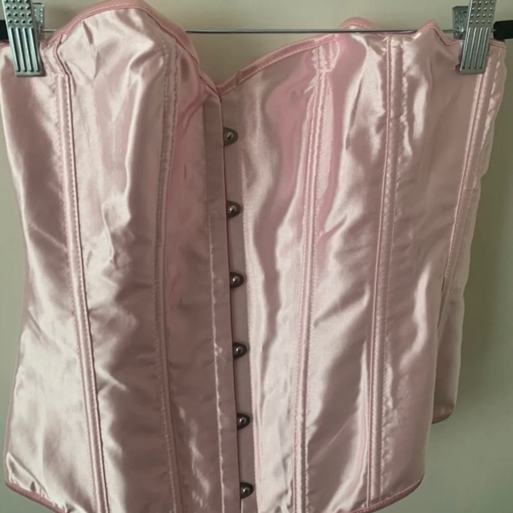 Satin bustier